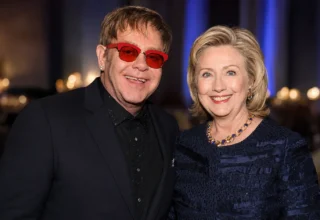 elton john and hillary clinton