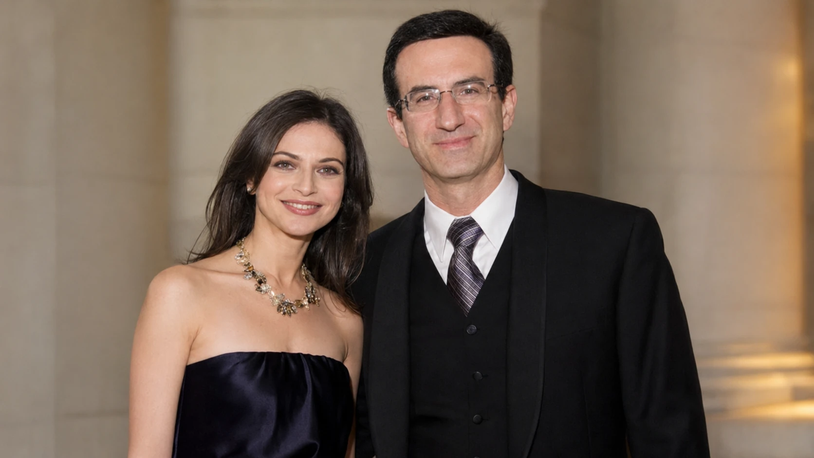 Wife, Partner, and Children - peter orszag bald