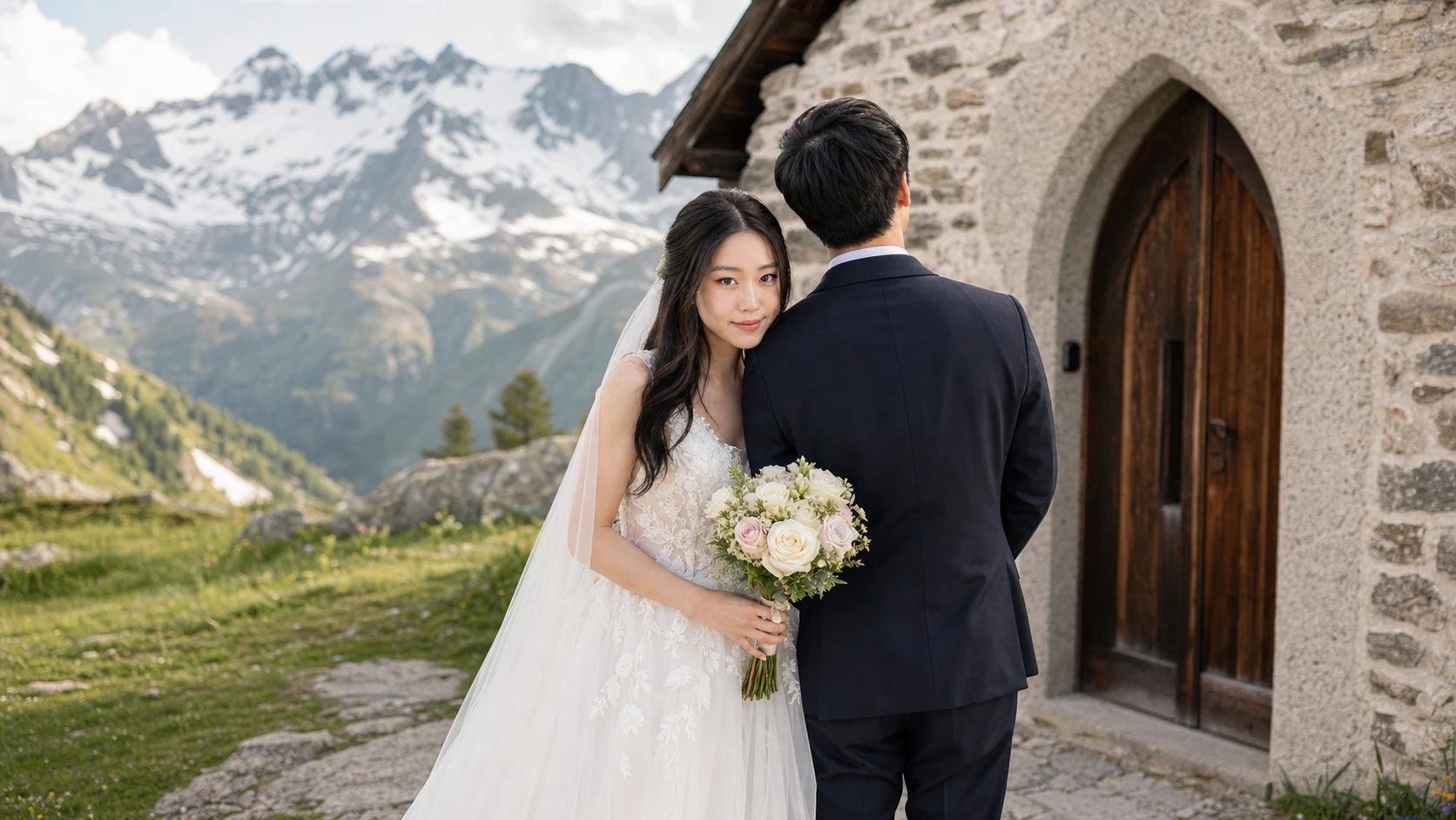 Their 2023 Wedding in Switzerland - stephanie soo husband